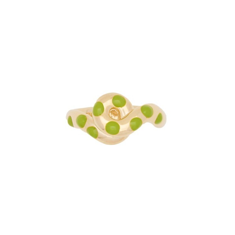 Bea Bongiasca Chonky Wave Polka Dots Ring - Nwt 909$